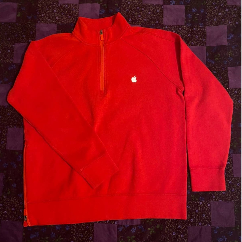 Apple Zip Up Sweater